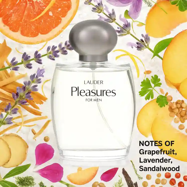 Pleasures For Men By Estee Lauder, 3.4 Oz/100ml
