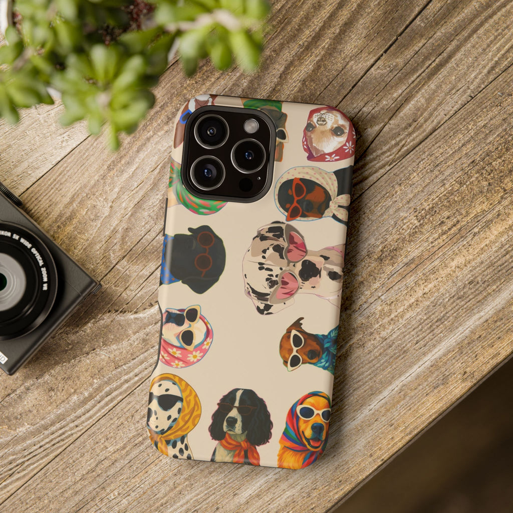Paws & Pearl | Cute Puppy Magsafe Phone Case