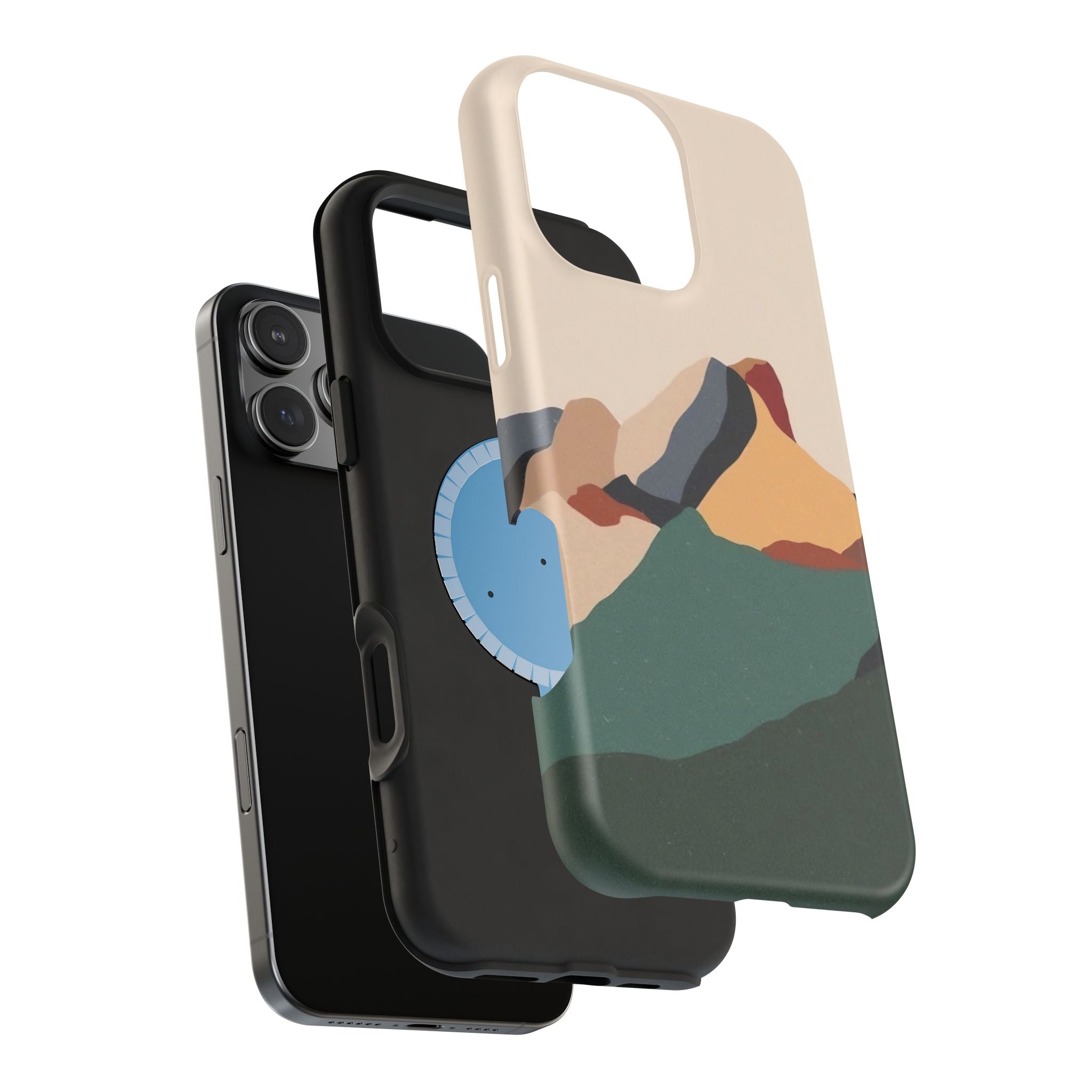 Silent Peaks | Muted Meadows Magsafe Phone Case