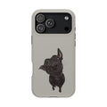 Curious Pup | Black Dog Magsafe Phone Case