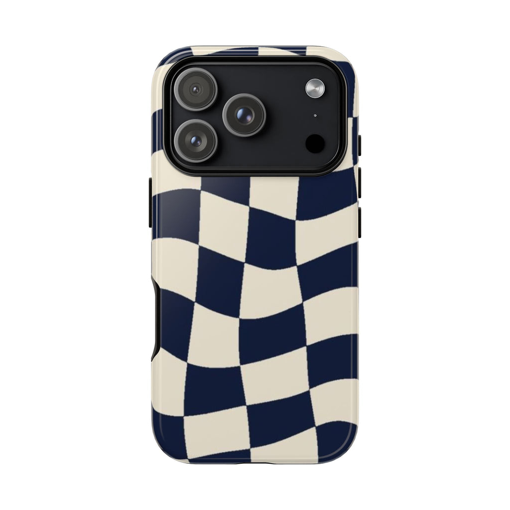 Midnight Checkers | Cobalt Rhythm Case