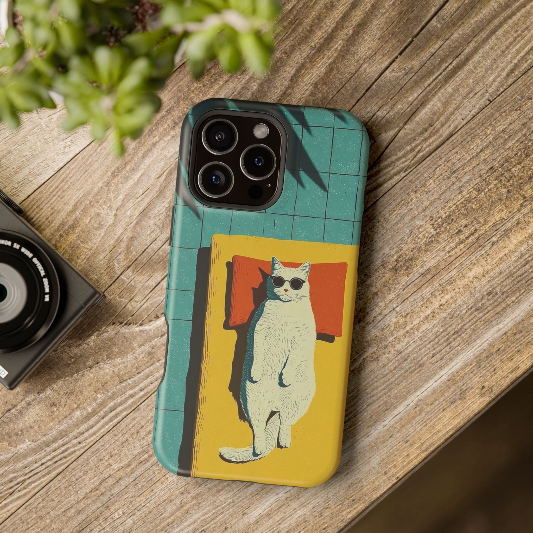 Cool Cate | Funny Sunglasses Cat Aesthetic Magsafe Phone Case