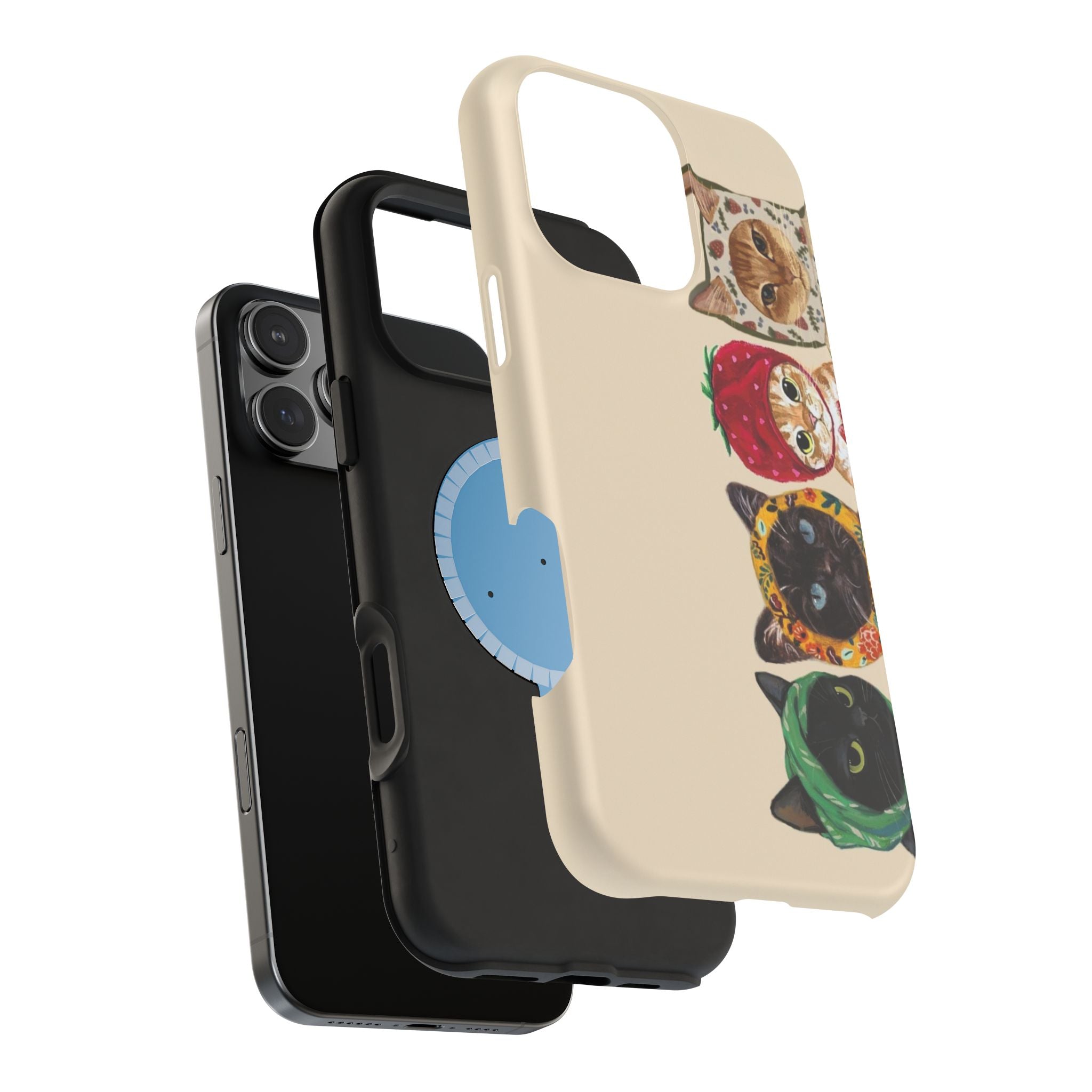 Whisker Parade | kawaii Cat Lover Magsafe Phone Case