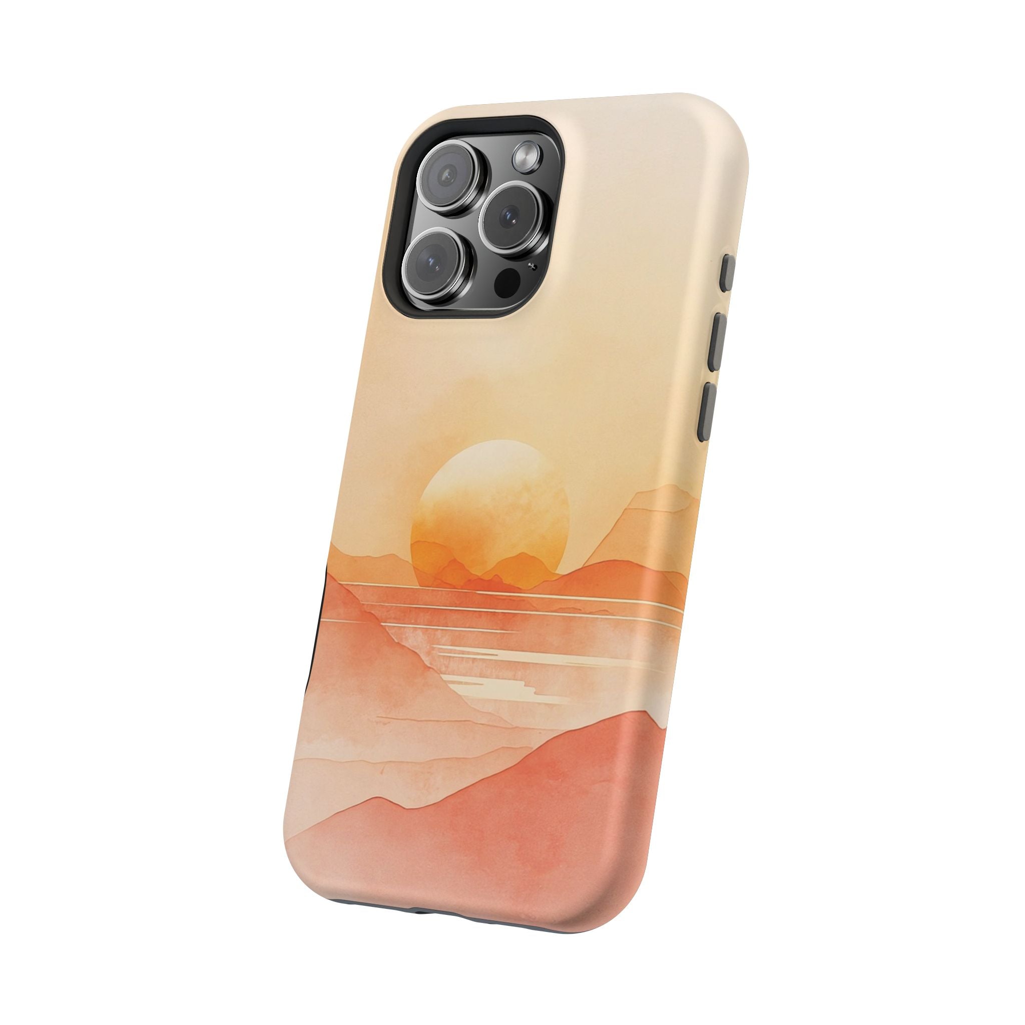 Golden Horizon | Peach Vista Magsafe Phone Case