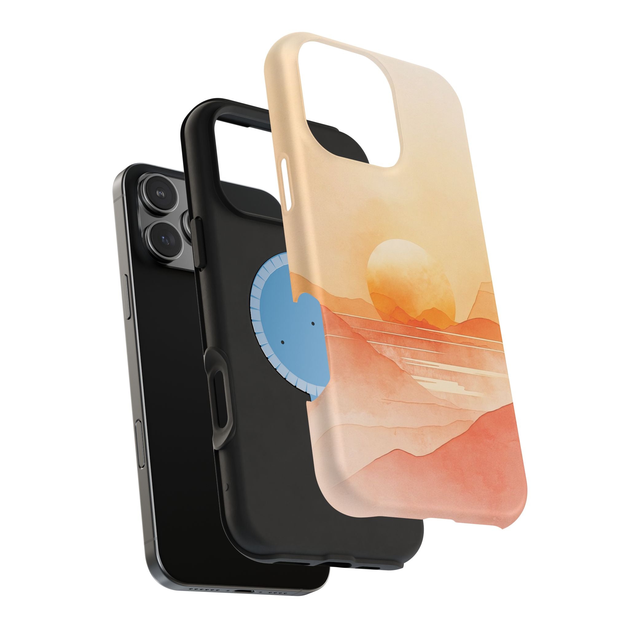 Golden Horizon | Peach Vista Magsafe Phone Case