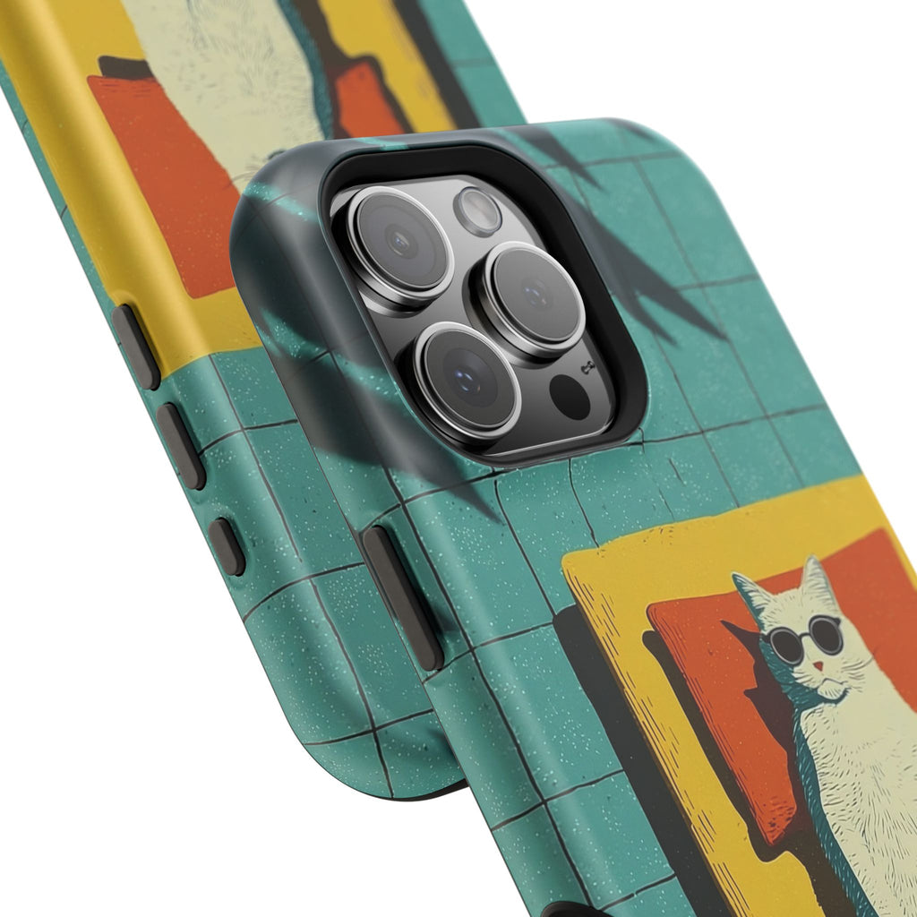 Cool Cate | Funny Sunglasses Cat Aesthetic Magsafe Phone Case