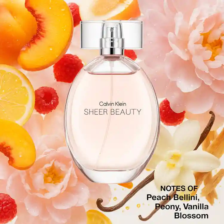 Sheer Beauty By Calvin Klein, 3.4 Oz EDT for Her