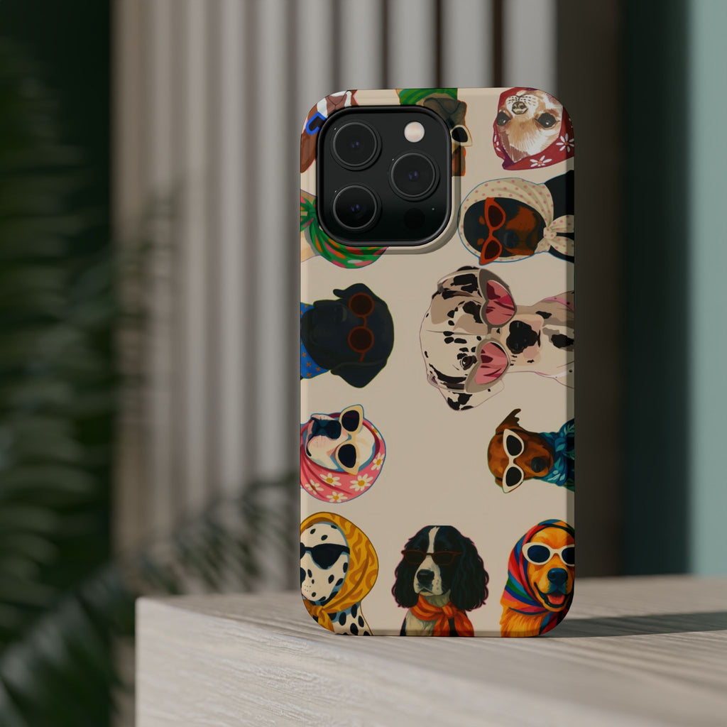 Paws & Pearl | Cute Puppy Magsafe Phone Case