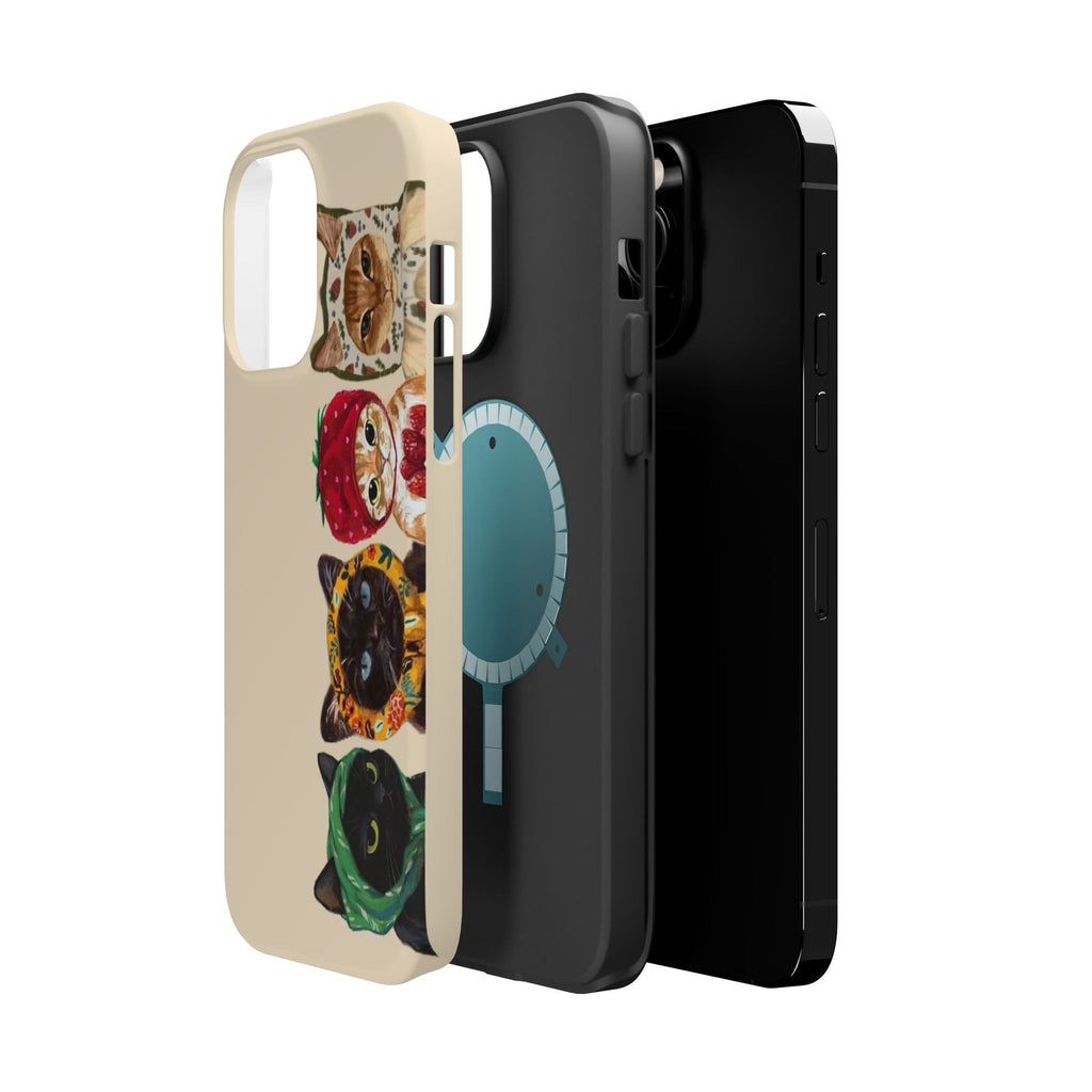 Whisker Parade | kawaii Cat Lover Magsafe Phone Case
