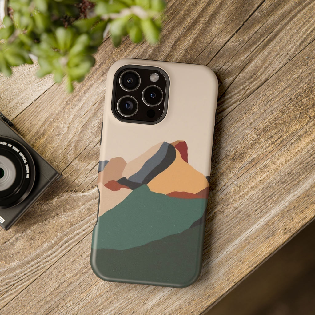 Silent Peaks | Muted Meadows Magsafe Phone Case