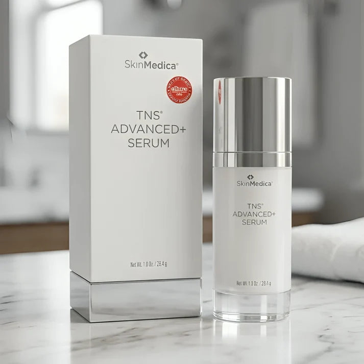 SkinMedica TNS® Advanced+ Serum – 1 oz / 28 g – Anti-Aging Growth Factor Face Serum – Brand New Sealed