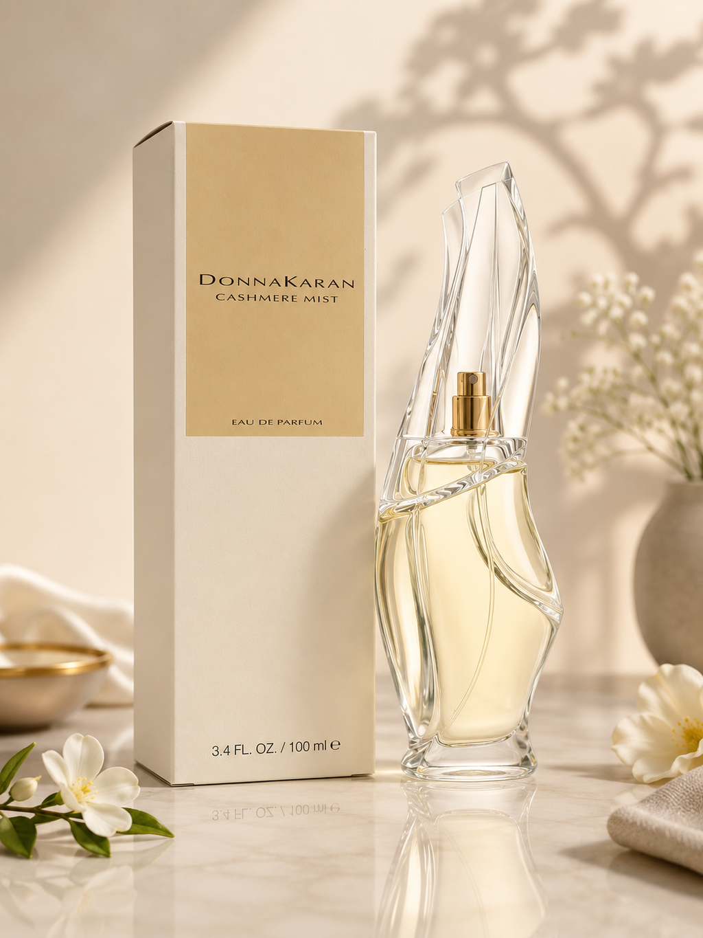 Cashmere Mist By Donna Karan, 3.4 Oz EDP For Her