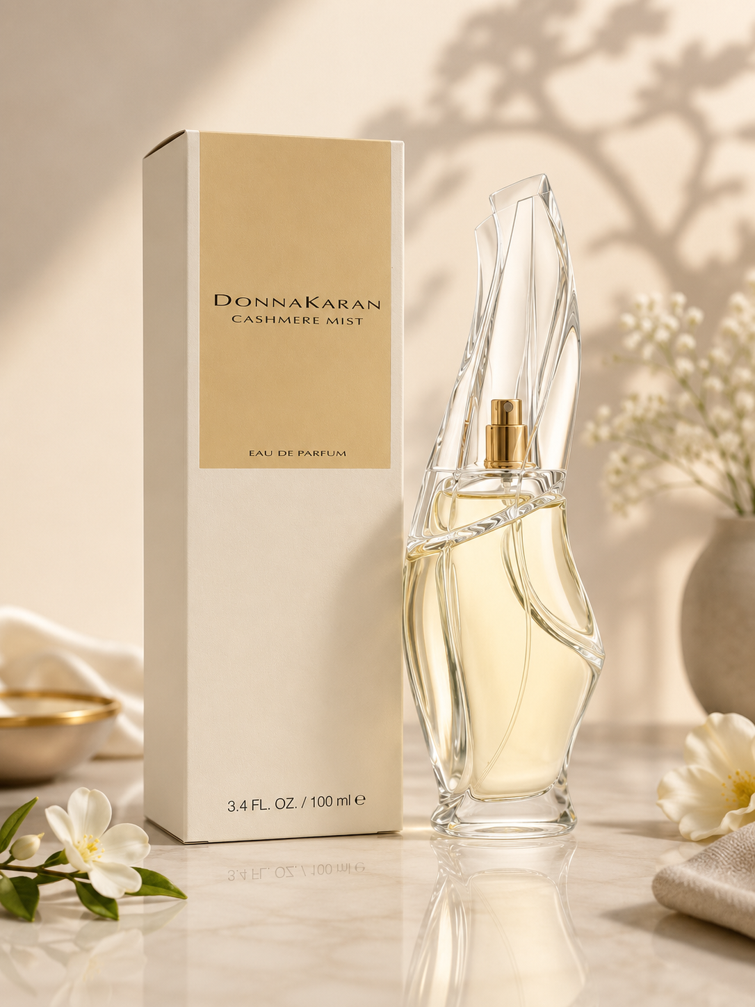 Cashmere Mist By Donna Karan, 3.4 Oz EDP For Her