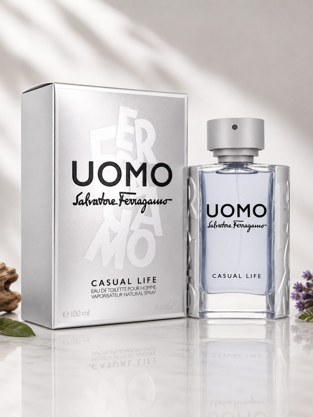 Uomo Casual Life By Salvatore Ferragamo, 3.4 EDT for Men
