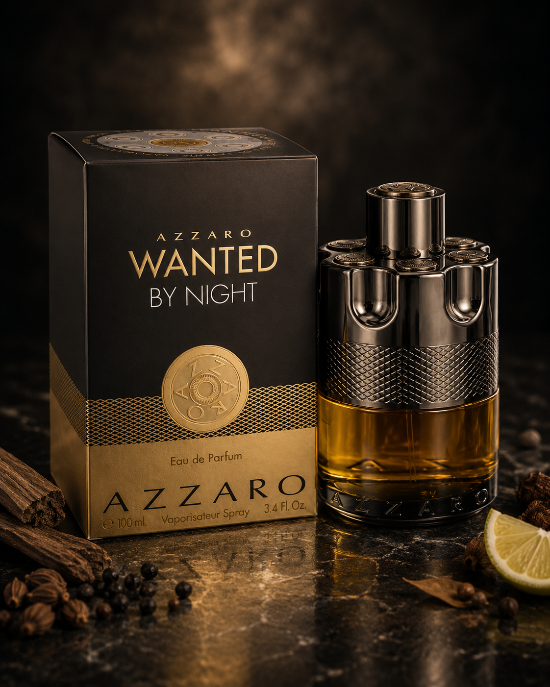 Azzaro Wanted by Night 3.4 Eau De Parfum Spray for Men