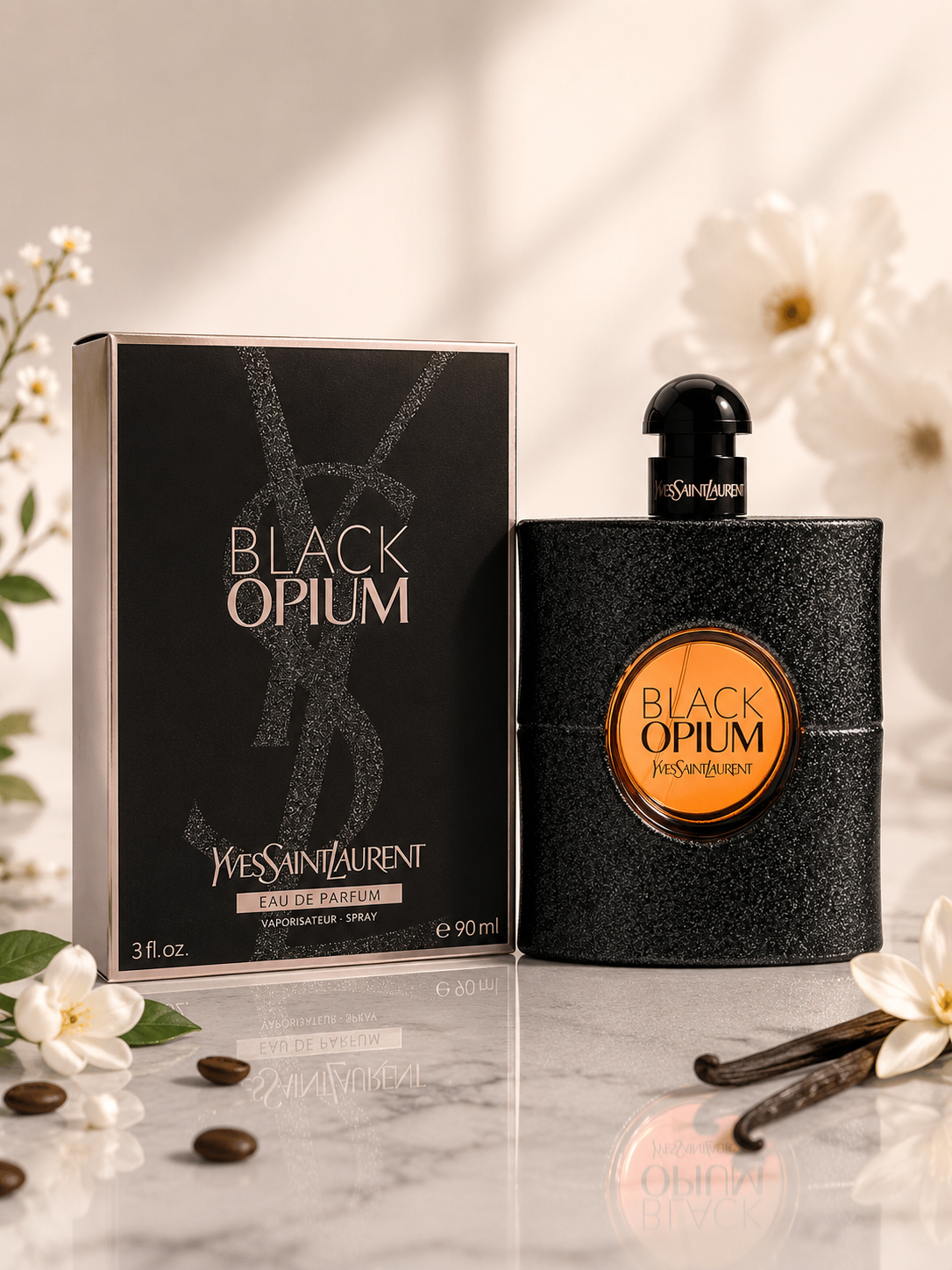 Ysl Black Opium 3 Oz Eau De Parfum Spray for Her