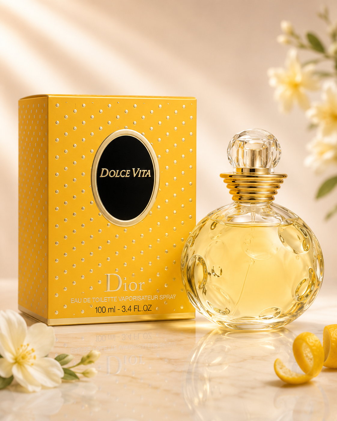 Dolce Vita By Christian Dior, 3.4 Oz Eau De Toilette For Her
