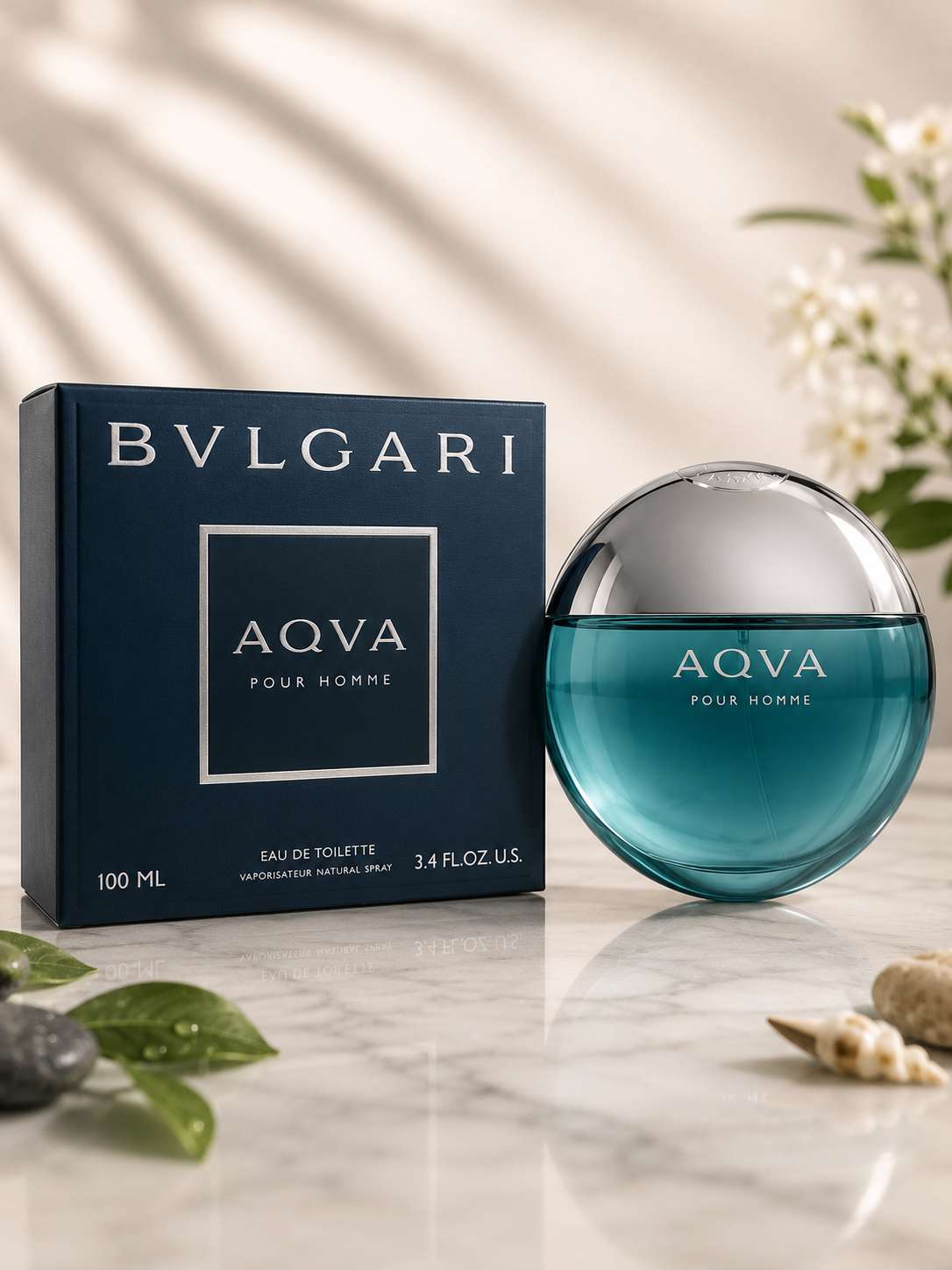 Aqva Pour Homme By Bvlgari, 3.4 Oz EDT for Men