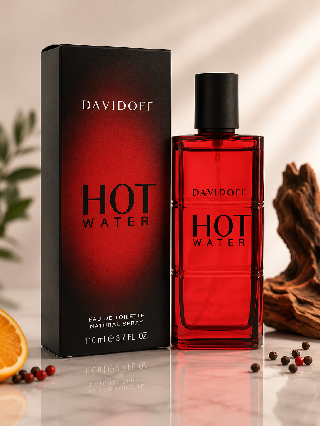 Hot Water By Davidoff, 3.7 Oz Eau De Toilette Spray for Men